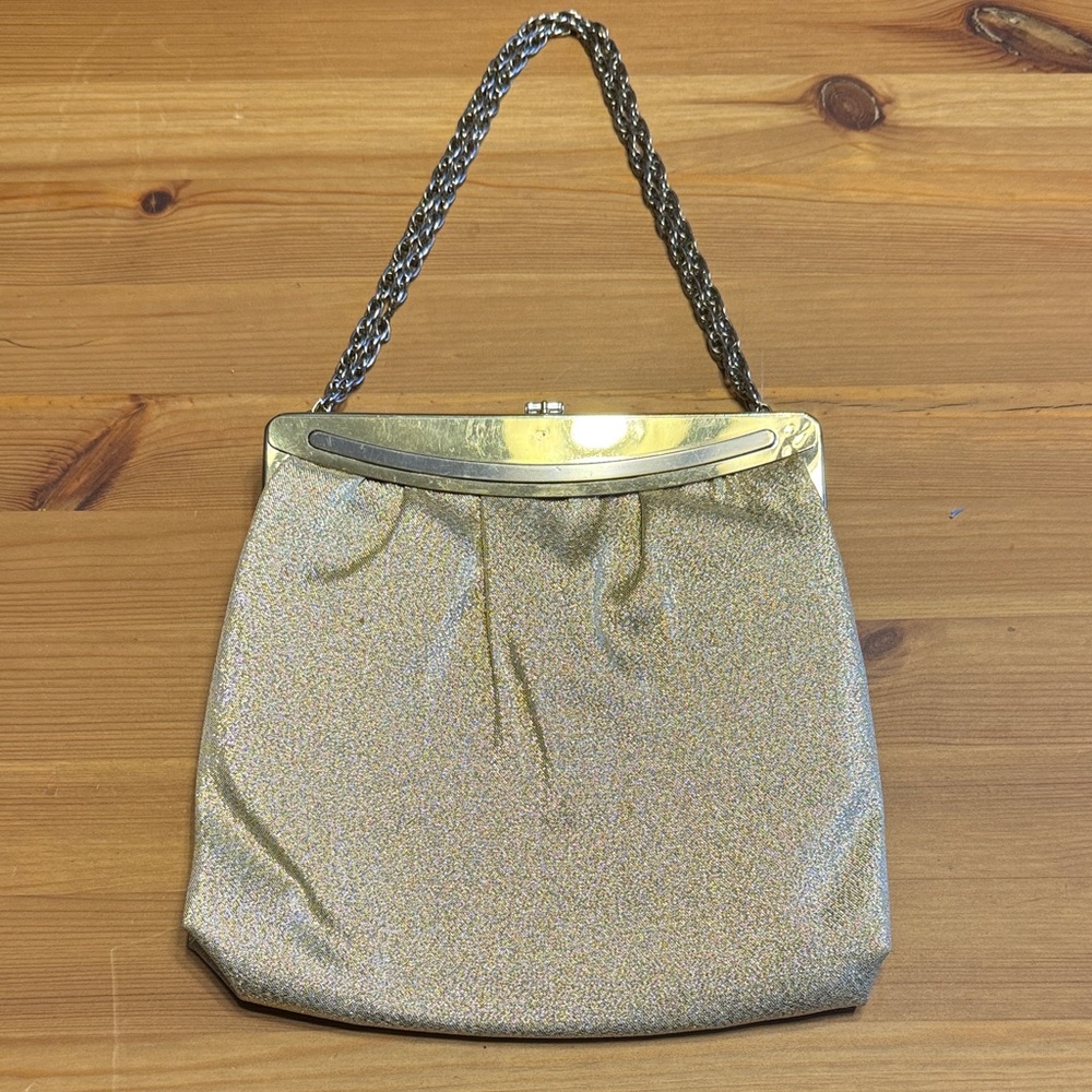 Elegant Gold Evening Bag